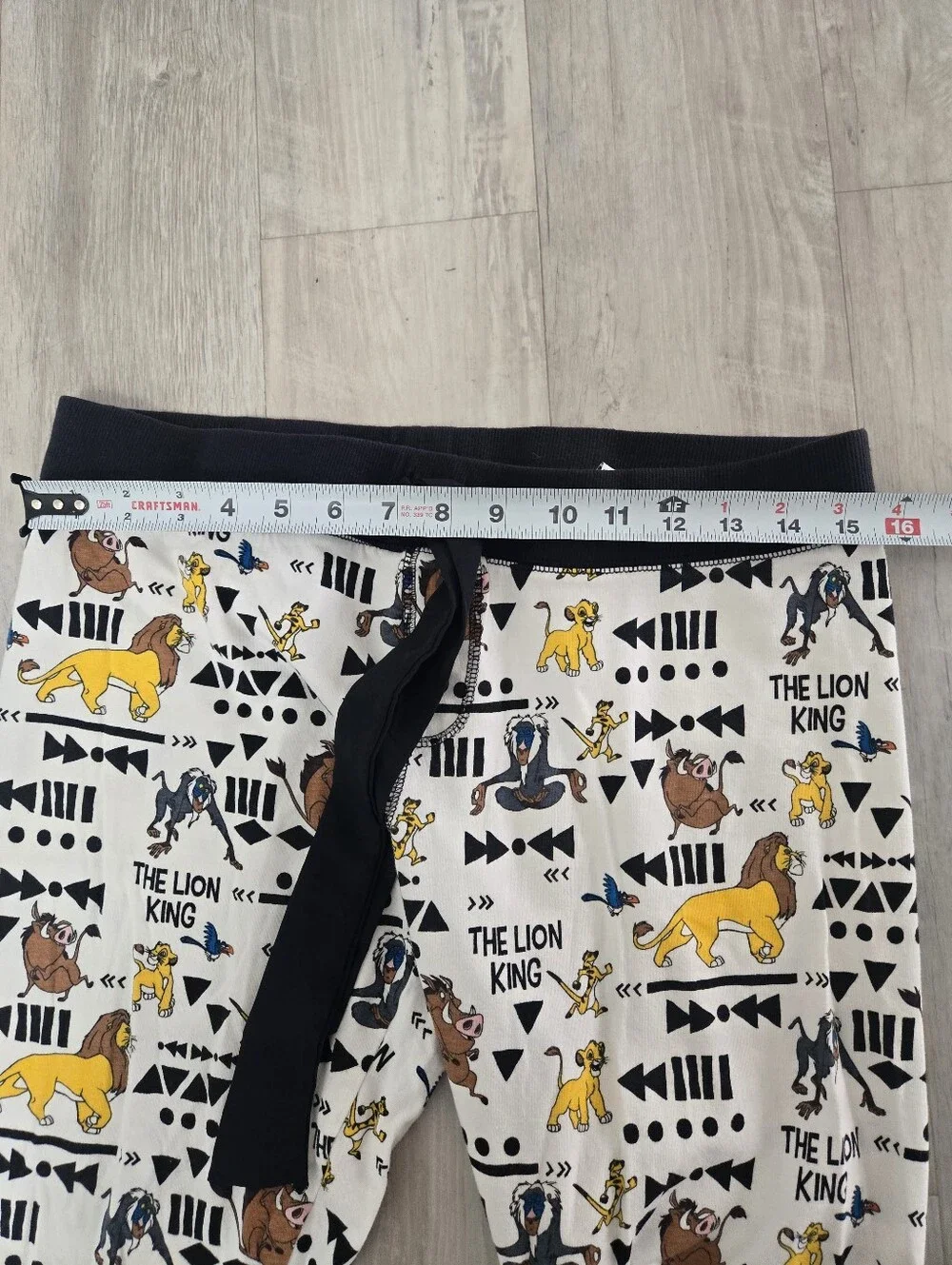 Disney The Lion King White, Black & Yellow Pajama Pants - Picture 7 of 7